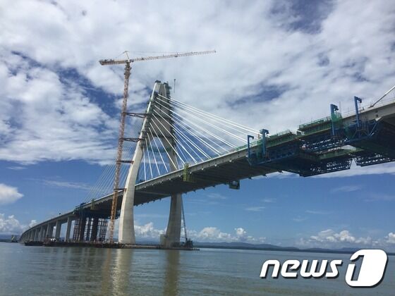 브루나이 템부롱 대교 모습 .&copy; News1 이동희 기자