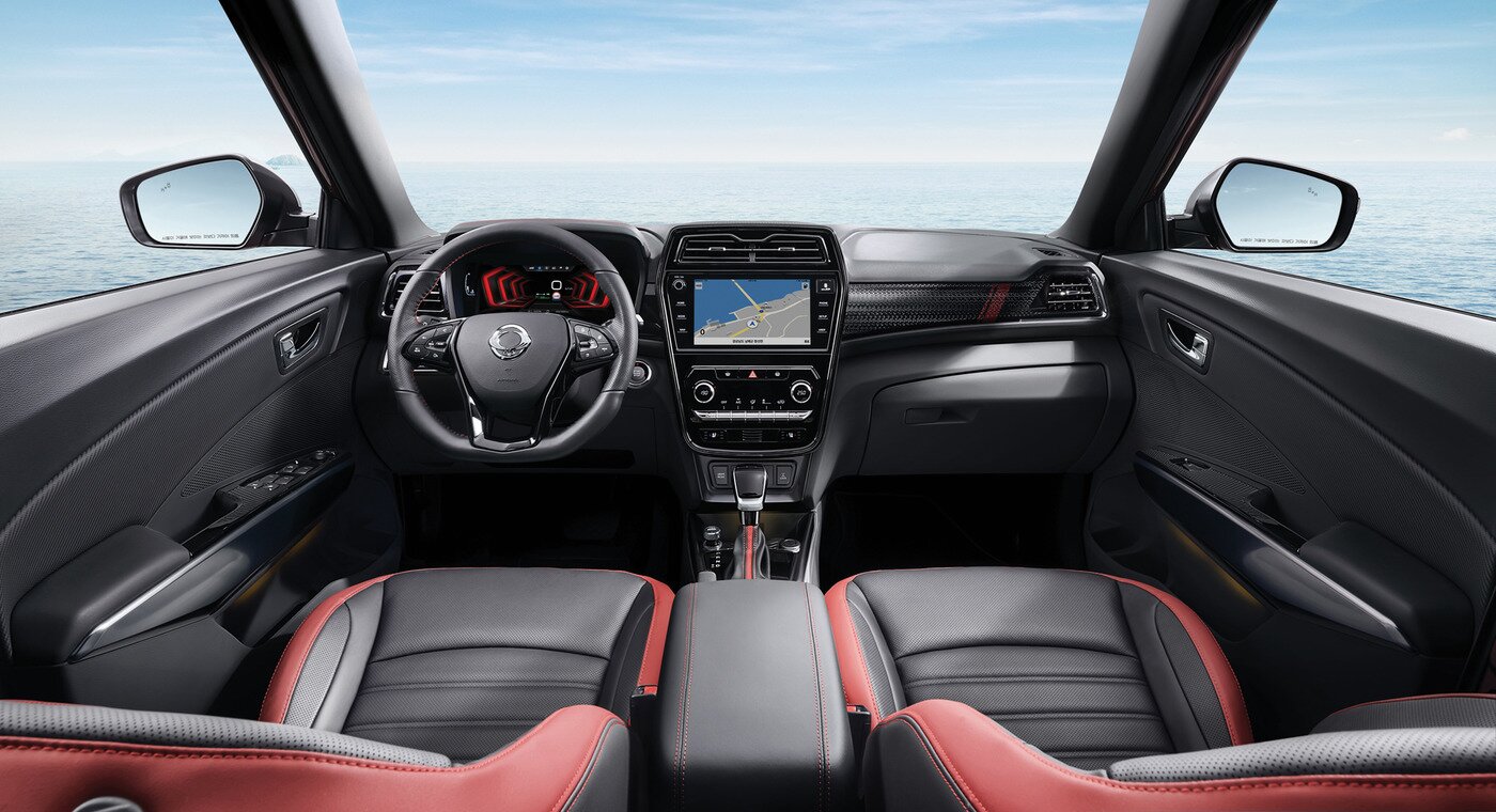 본문 이미지 - 베리 뉴 티볼리 실내. (쌍용차 제공) ⓒ 뉴스1