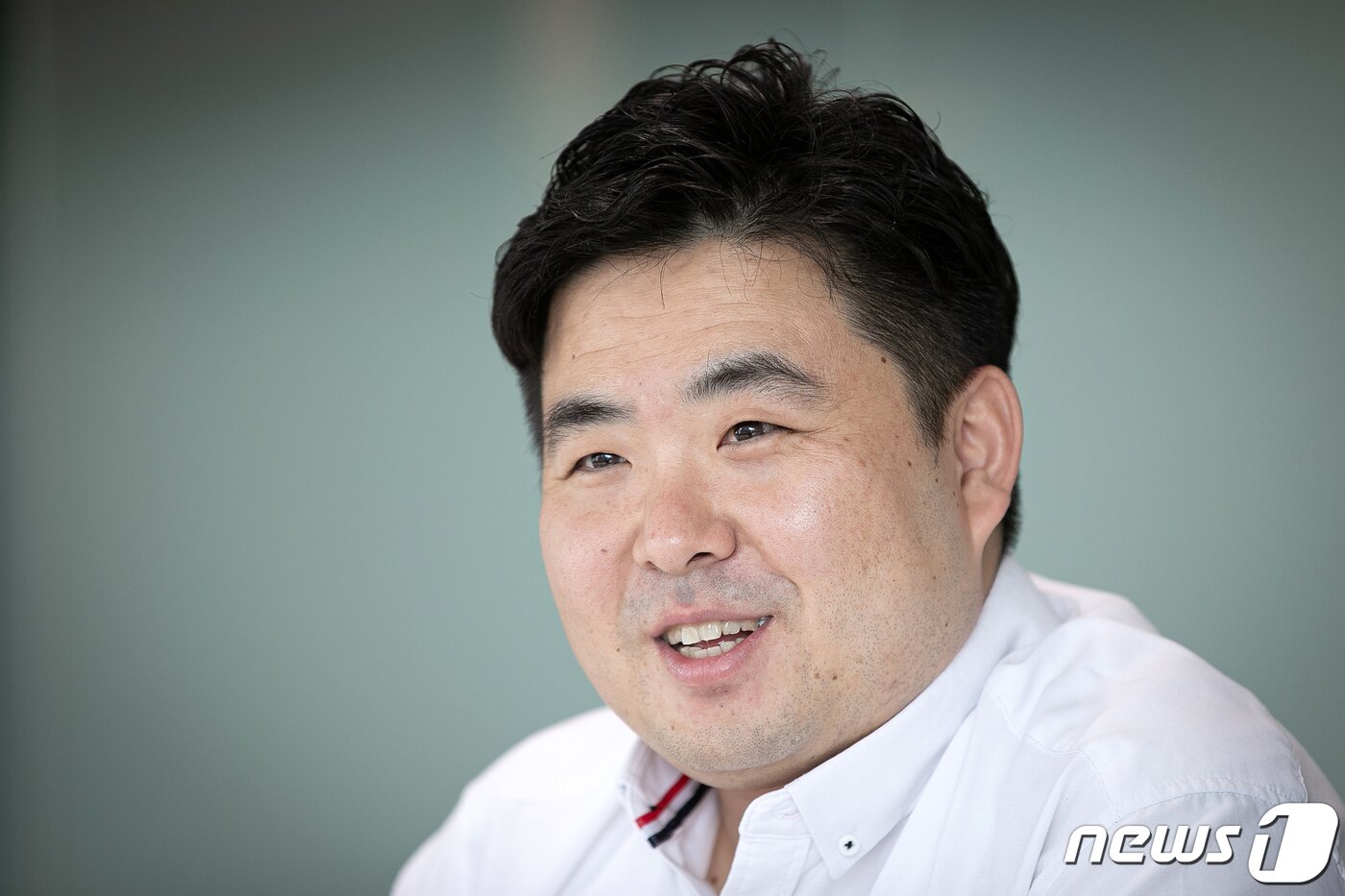 본문 이미지 - 최정두 중고나라 플랫폼사업본부장이 1일 오전 서울 서초구 중고나라 사옥에서 뉴스1과 인터뷰하고 있다. 2019.8.1/뉴스1 ⓒ News1 이승배 기자