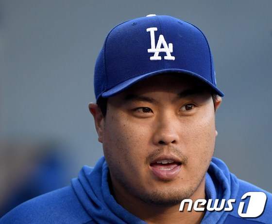 류현진이 오는 18일(한국시간) 애틀랜타 브레이브스를 상대로 시즌 13승에 도전할 전망이다. © AFP=뉴스1