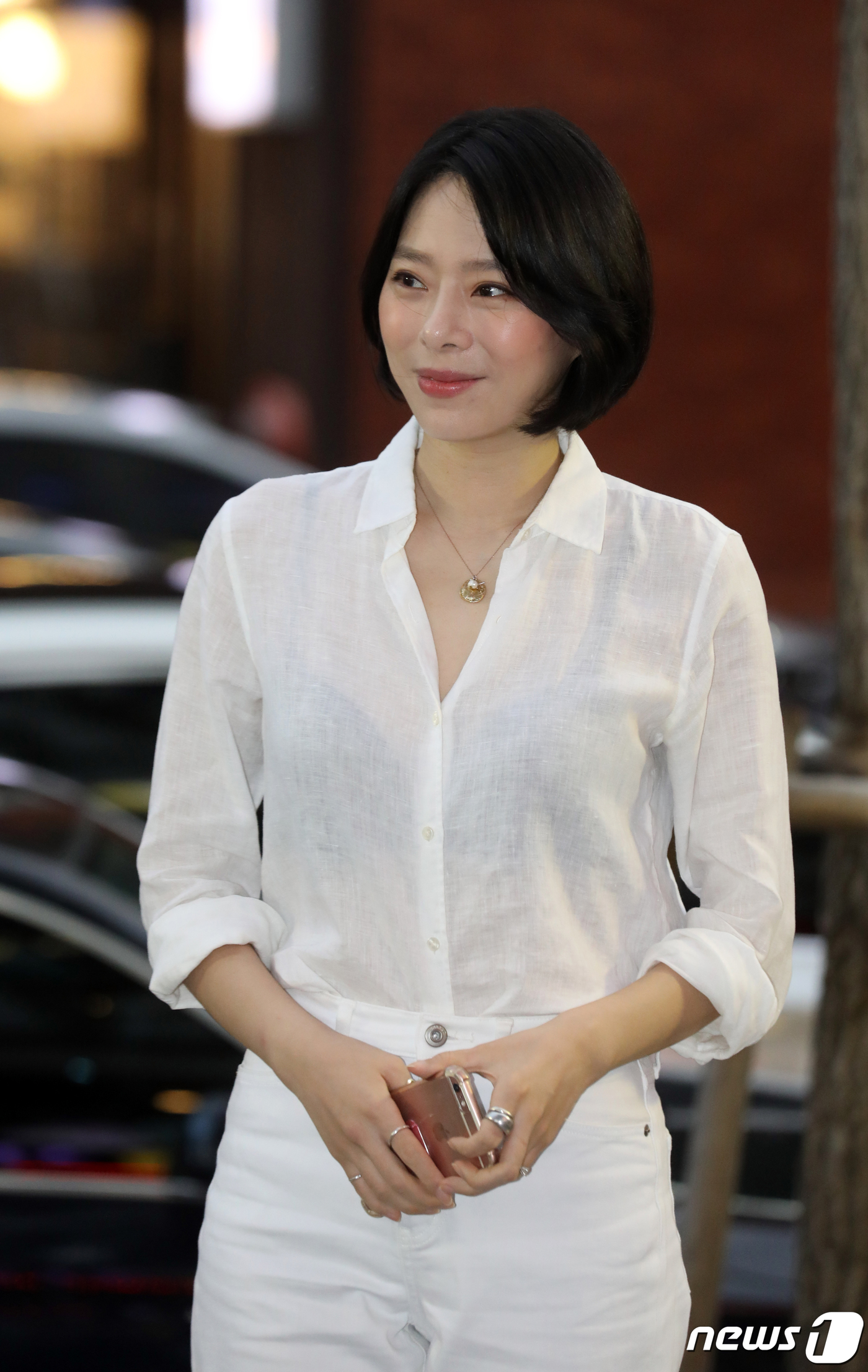 (서울=뉴스1) 황기선 기자 = 배우 김미나가 14일 오후 서울 영등포구 여의도의 한 식당에서 열린 tvn 월화드라마 '60일, 지정생존자' 종방연에 참석하고 있다. 2019.8. …