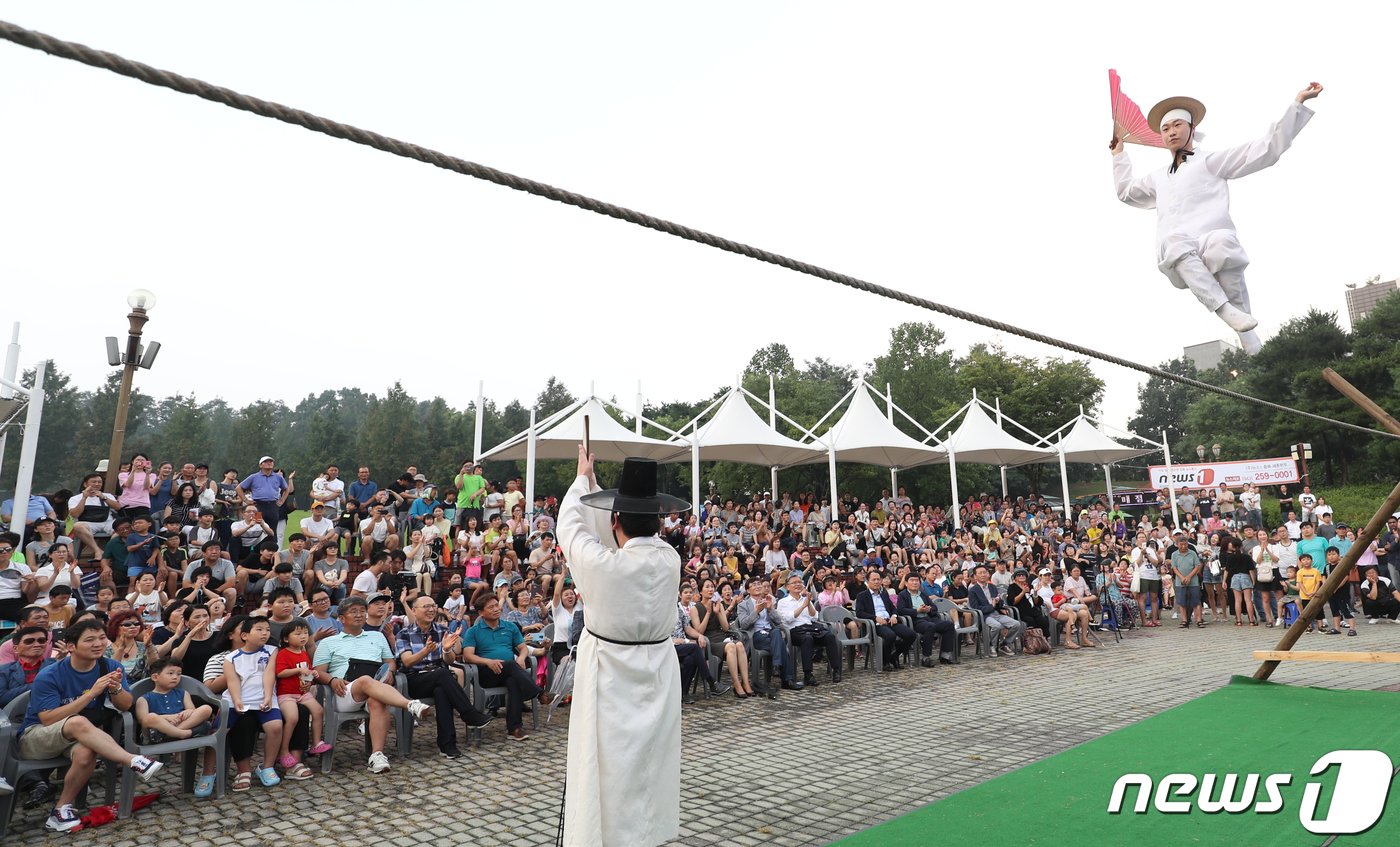 청주시민화합 백중놀이 행사 모습.&#40;사진은 기사 내용과 무관함&#41; / 뉴스1 ⓒ News1