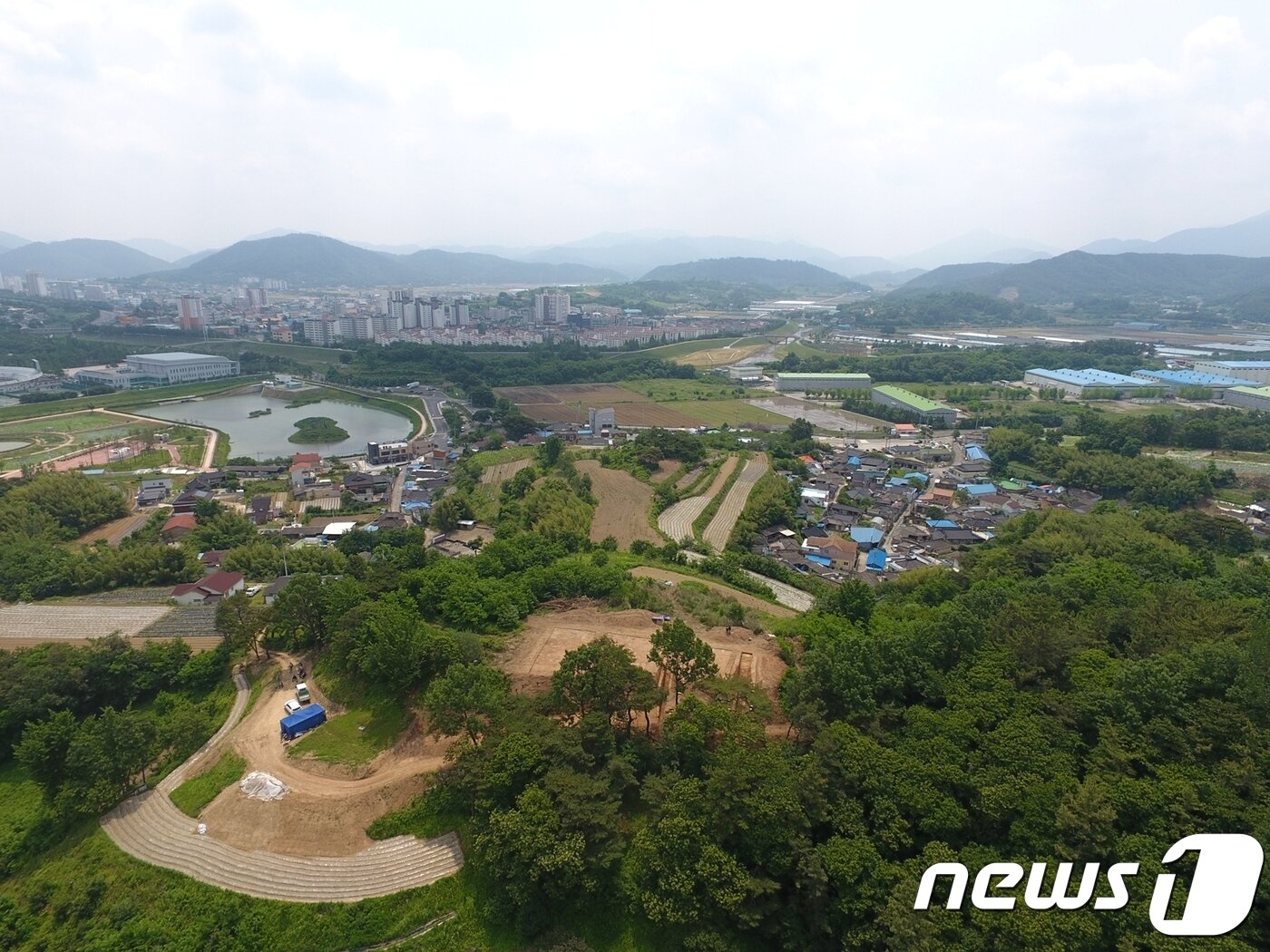 본문 이미지 - 아라가야 추정 왕성지 전경(함안군 제공)ⓒ 뉴스1