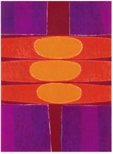 본문 이미지 - 김환기 '23-Ⅴ-68 #22', oil on canvas, 116.8&times;85㎝, 1968.(서울옥션 제공)ⓒ 뉴스1