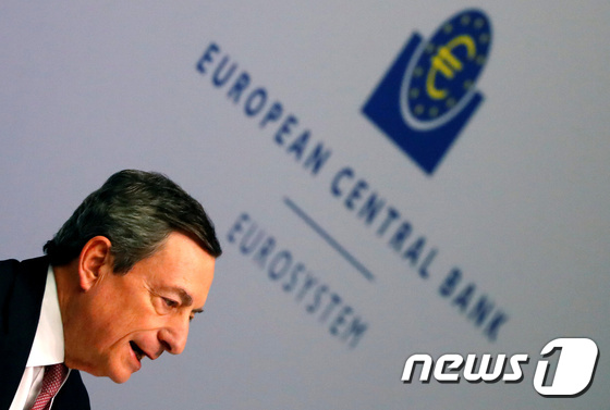 마리오 드라기 유럽중앙은행 총재. © 로이터=뉴스1