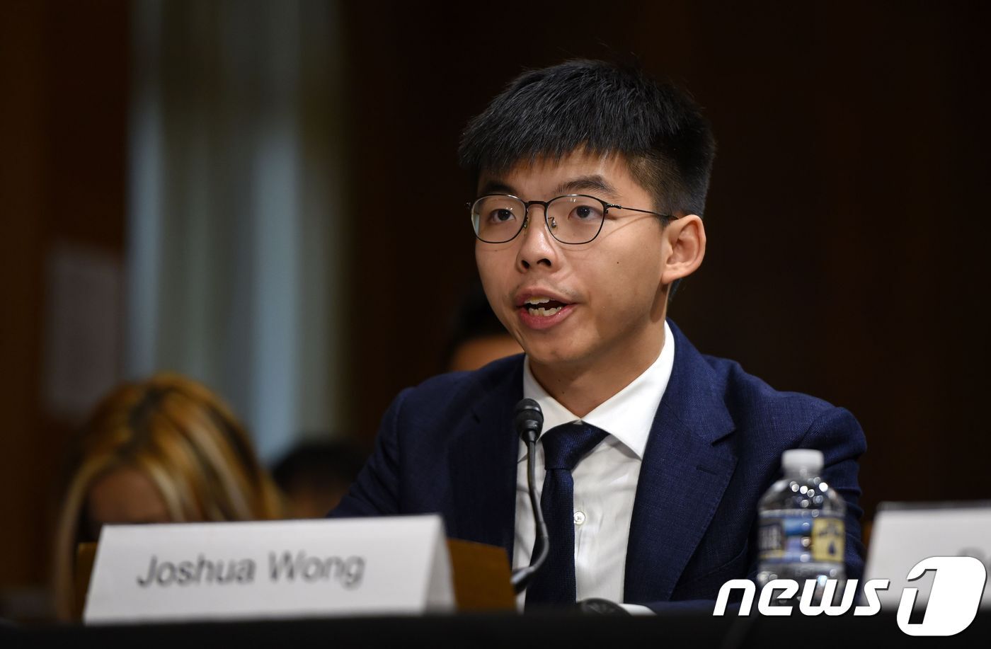 본문 이미지 - 홍콩 민주화 운동의 주역인 조슈아 웡 데모시스토당 비서장. ⓒ AFP=뉴스1 ⓒ News1 자료 사진 