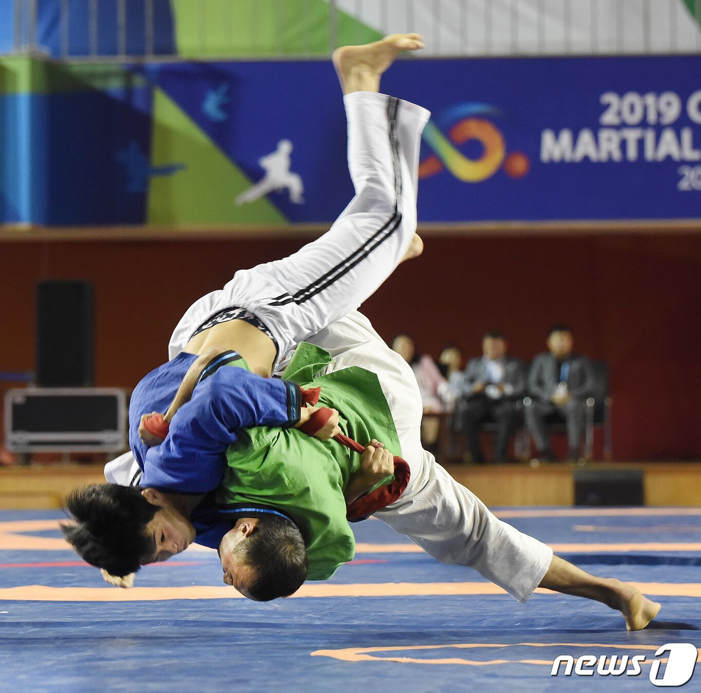 본문 이미지 - 2019년 충북 충주에서 열린 세계무예마스터십 경기 모습.(뉴스1 DB).2021.3.9/ⓒ News1