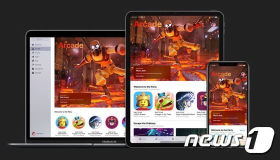 iOS13 정식 업데이트와 동시에 애플 아케이드 서비스도 시작한다. (애플 홈페이지 갈무리) © 뉴스1