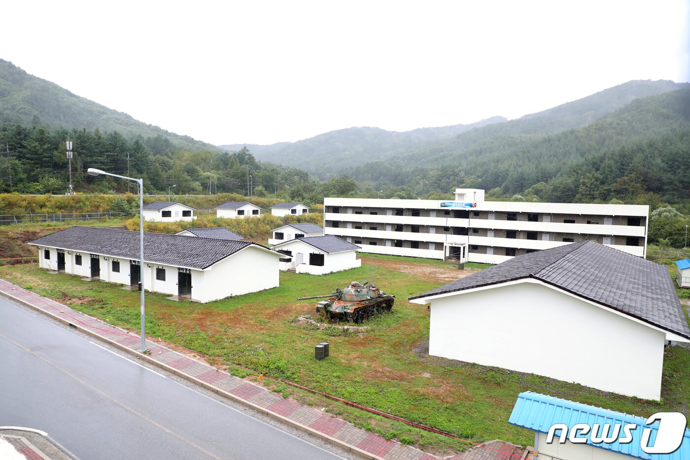 본문 이미지 - 육군 과학화전투훈련단 건물지역 공격전투교장. ⓒ News1 김경석 기자