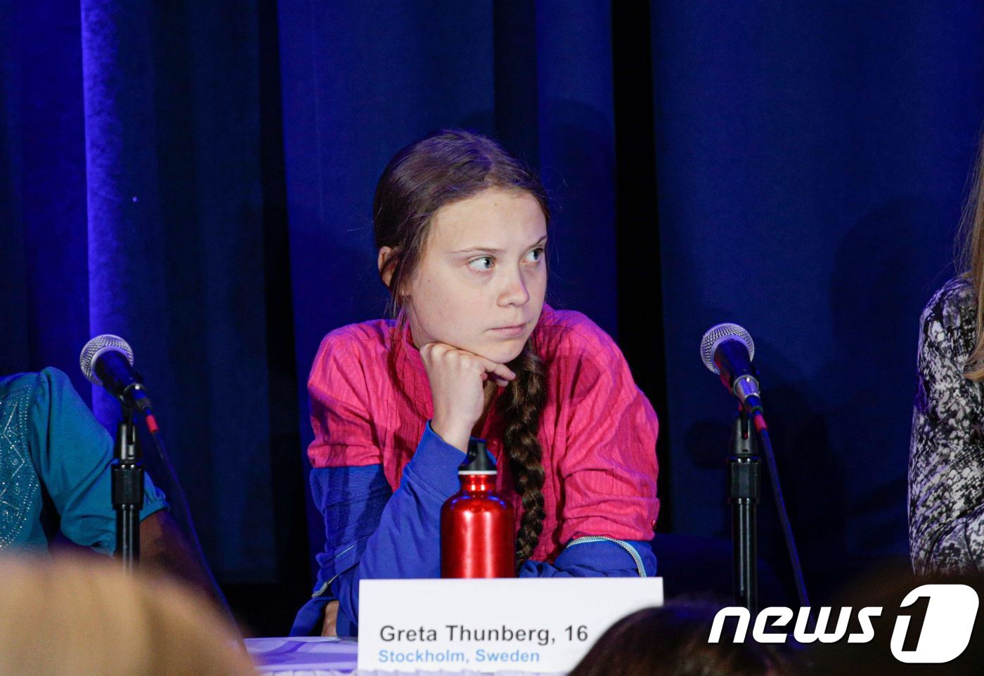 본문 이미지 - 그레타 툰베리가 23일(현지시간) 유엔 기후행동정상회의에서 세계 정상들을 향해 쓴소리를 했다. ⓒ AFP=뉴스1