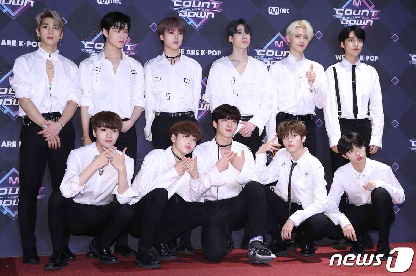 엑스원(X1)  왼쪽 위부터 시계방행으로 이한결, 조승연, 남도현, 한승우, 강민희, 이은상, 손동표, 김우석, 김요한, 송형준, 차준호. 5/뉴스1 © News1 권현진 기자