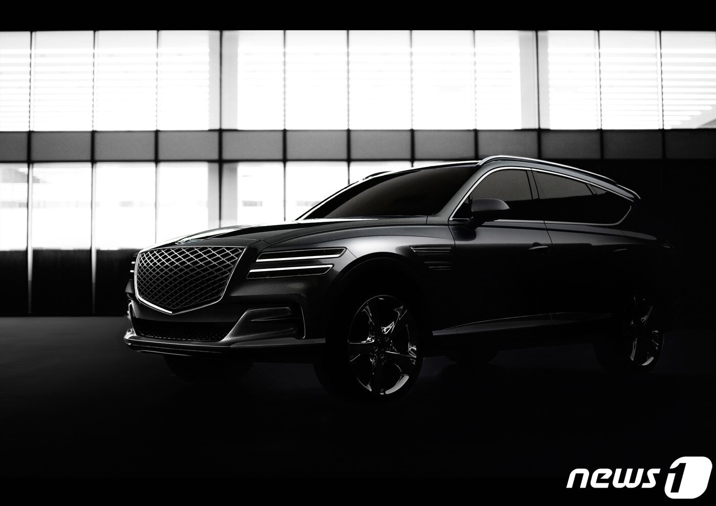 본문 이미지 - GV80 전측면 외관 디자인(현대자동차 제공)2020.01.01/뉴스1 ⓒ 뉴스1