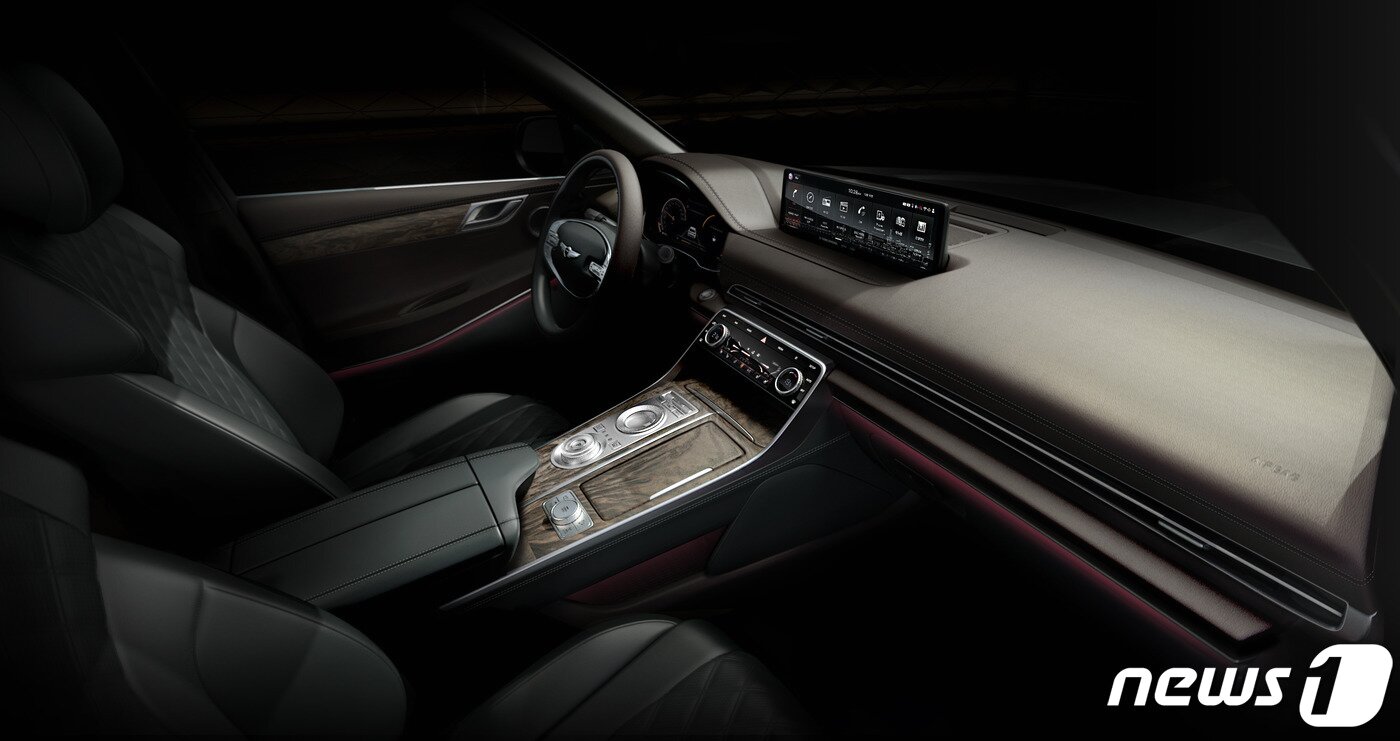 본문 이미지 - GV80 실내 디자인(현대자동차 제공)2020.01.01/뉴스1 ⓒ 뉴스1