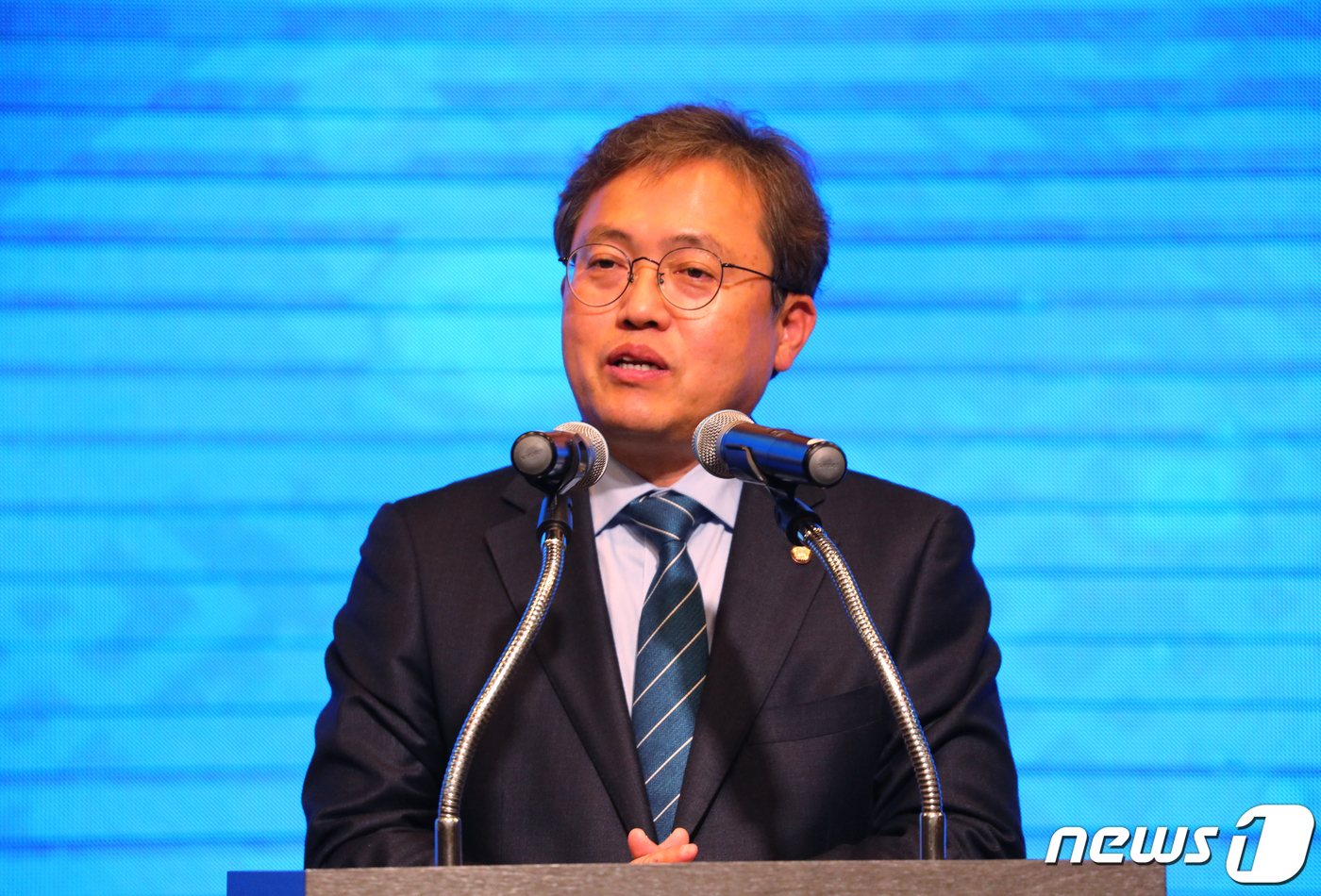 송기헌 의원 '2020년 총선 승리합시다' - 뉴스1