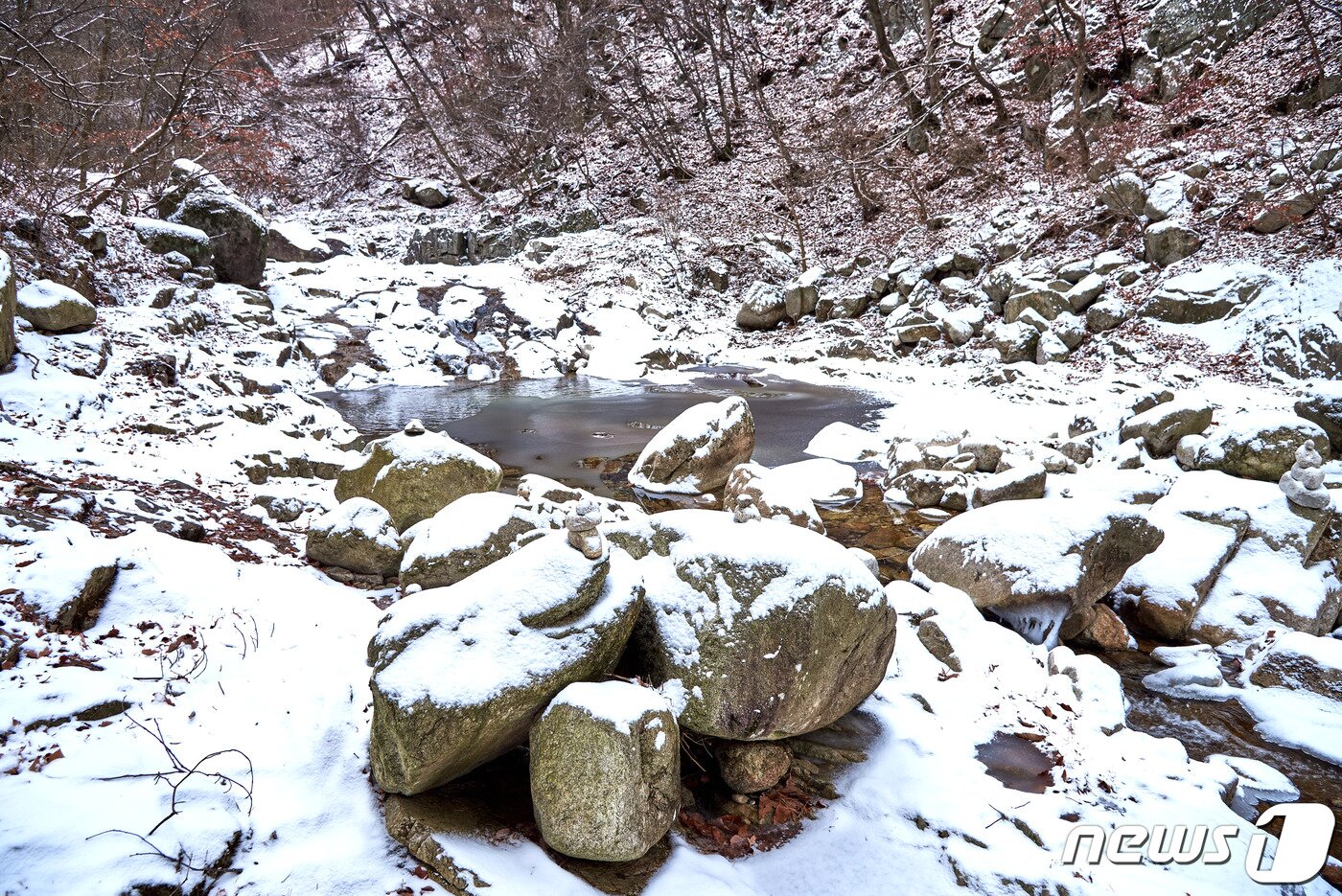 본문 이미지 - 포천을 대표하는 계곡인 '백운계곡'의 모습.(경기관광공사 제공)/ⓒ 뉴스1