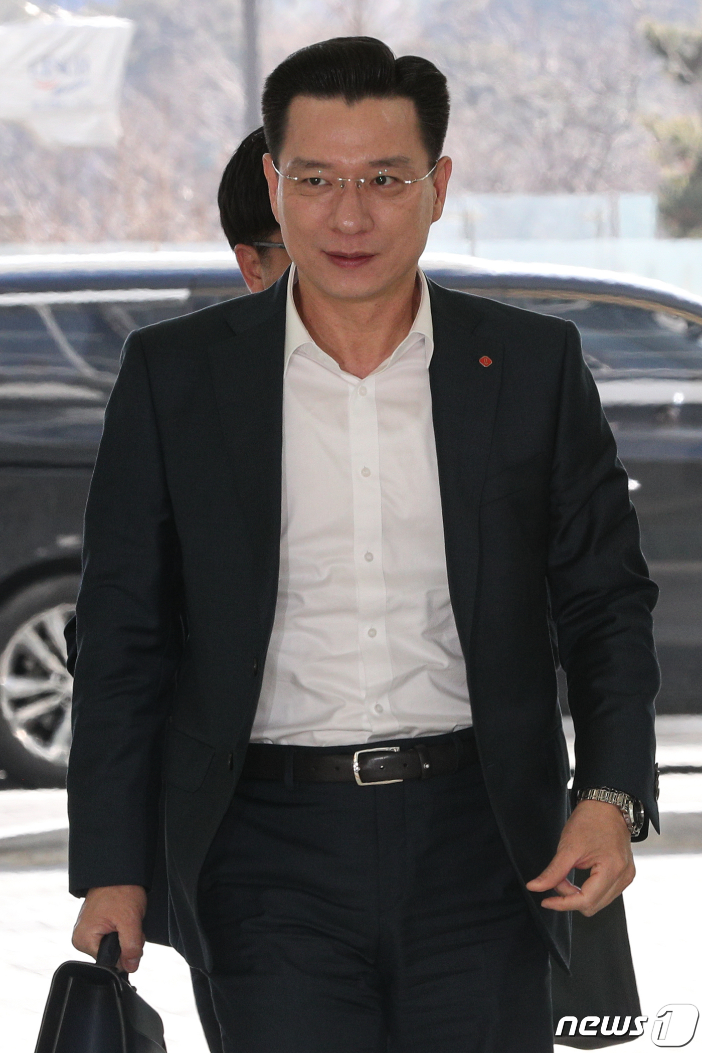 (서울=뉴스1) 성동훈 기자 = 최세환 캐논코리아 비스니스 솔루션 대표이사가 15일 오후 서울 송파구 롯데월드타워에서 열린  '밸류 크리에이션 미팅'(VCM, 사장단회의)에 참석하 …