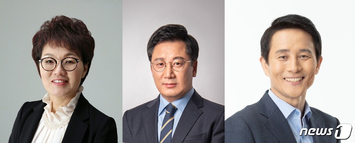 본문 이미지 - 왼쪽부터 권향엽, 백재욱, 한명진 후보/뉴스1