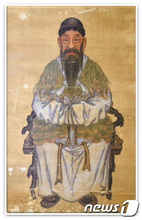 본문 이미지 - 우리나라에서 가장 오래된 단군 영정(라이스메이커 제공). ⓒ 뉴스1