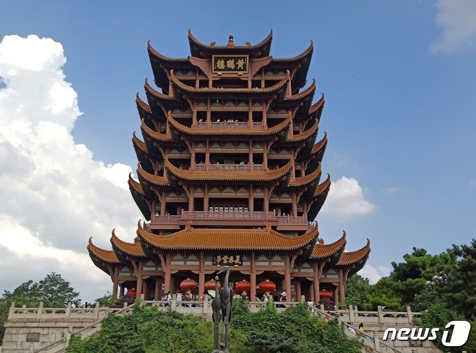 본문 이미지 - 황학루 전경 - 바이두 갈무리