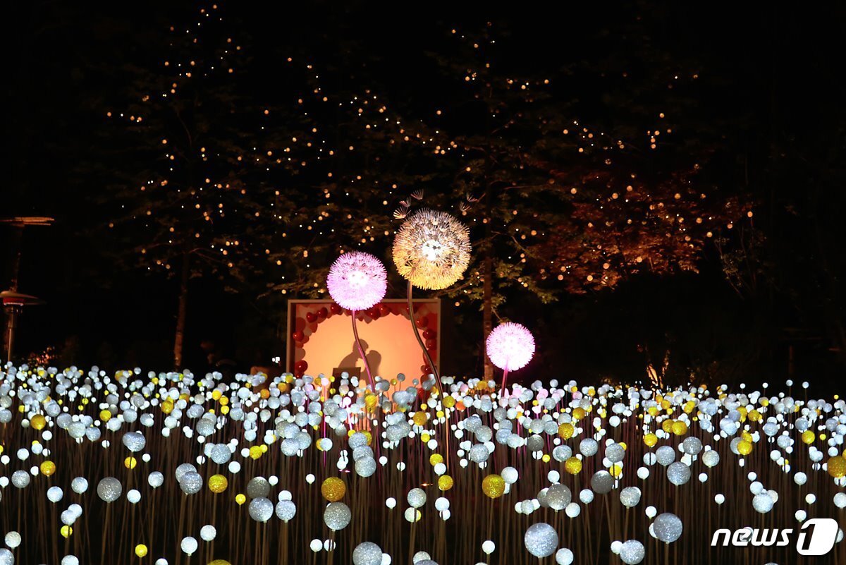 본문 이미지 - 덕평휴게소 '별빛정원 우주'. ⓒ 뉴스1