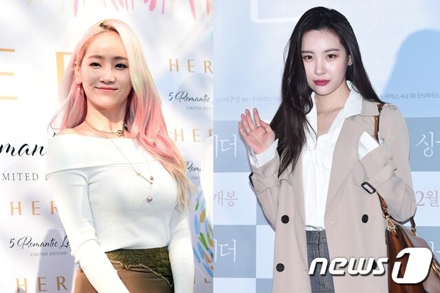 본문 이미지 - 원더걸스 출신 예은(왼쪽) 선미 ⓒ 뉴스1