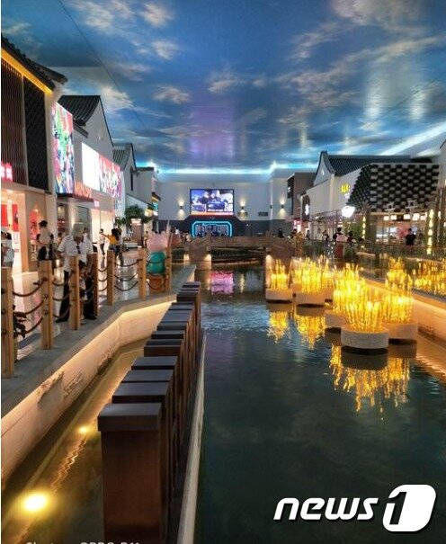 본문 이미지 - 중국 쉬저우 양청후 휴게소.(바이두 갈무리)ⓒ 뉴스1