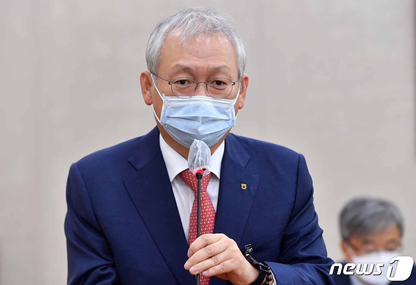 본문 이미지 - 정영채 전 NH투자증권 대표이사. 2020.10.23/뉴스1 ⓒ News1 박세연 기자