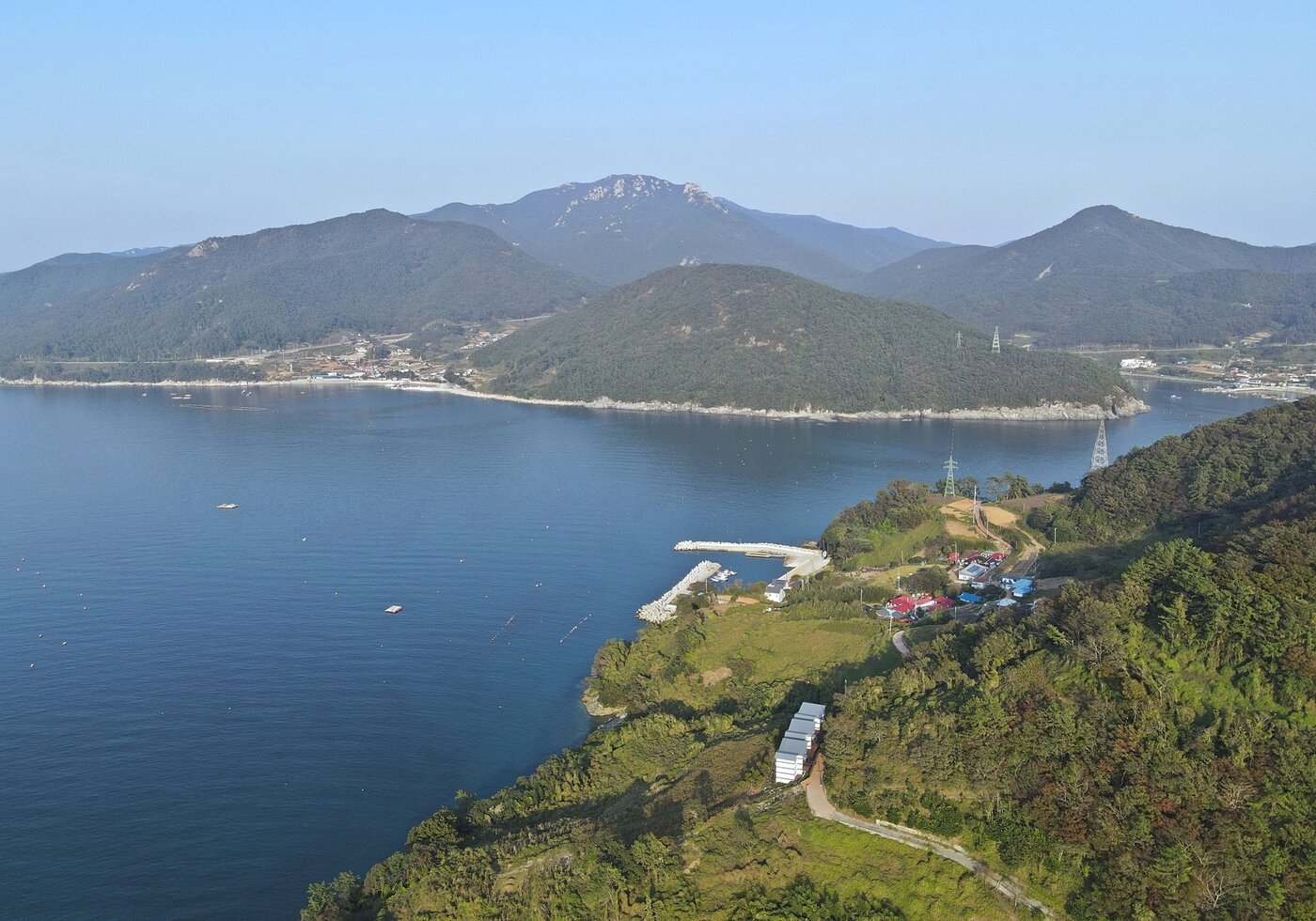 본문 이미지 - 드론으로 본 노도마을