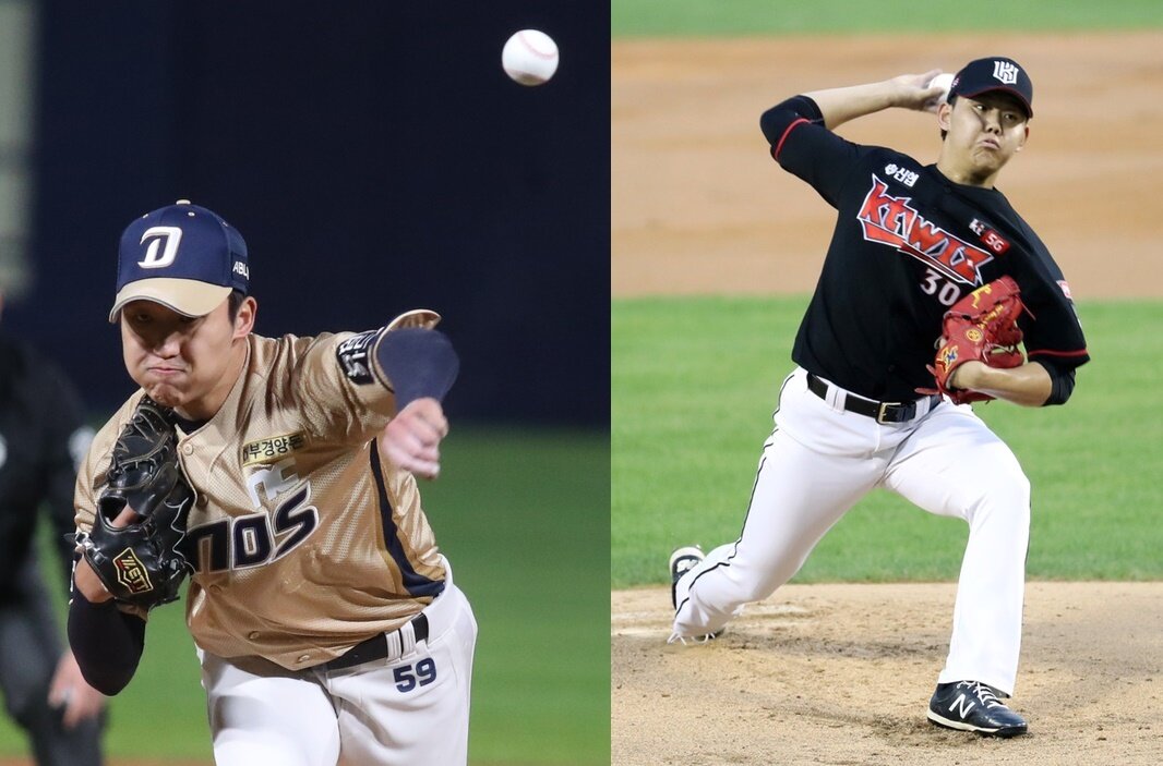 본문 이미지 - NC 구창모(왼쪽), KT 소형준. ⓒ 뉴스1