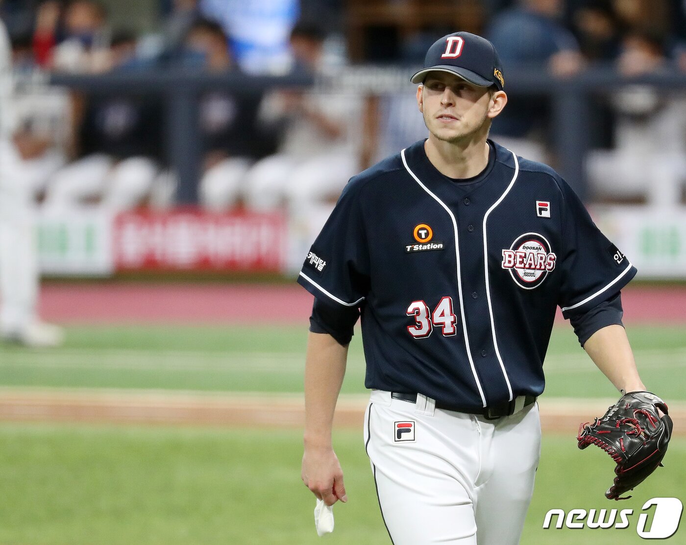 본문 이미지 - 크리스 플렉센이 다시 두산 베어스 유니폼을 입는다. 뉴스1 DB ⓒ News1 김진환 기자