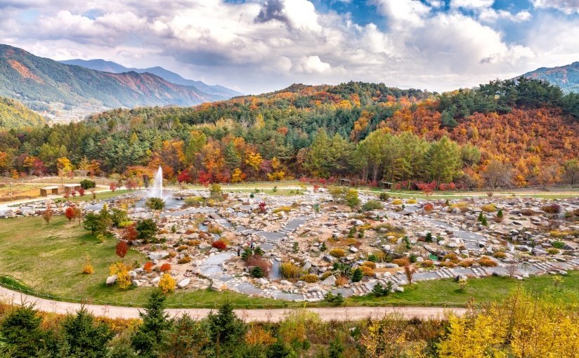 본문 이미지 - 백두대간 수목원 가을 풍경. 한국관광공사 제공