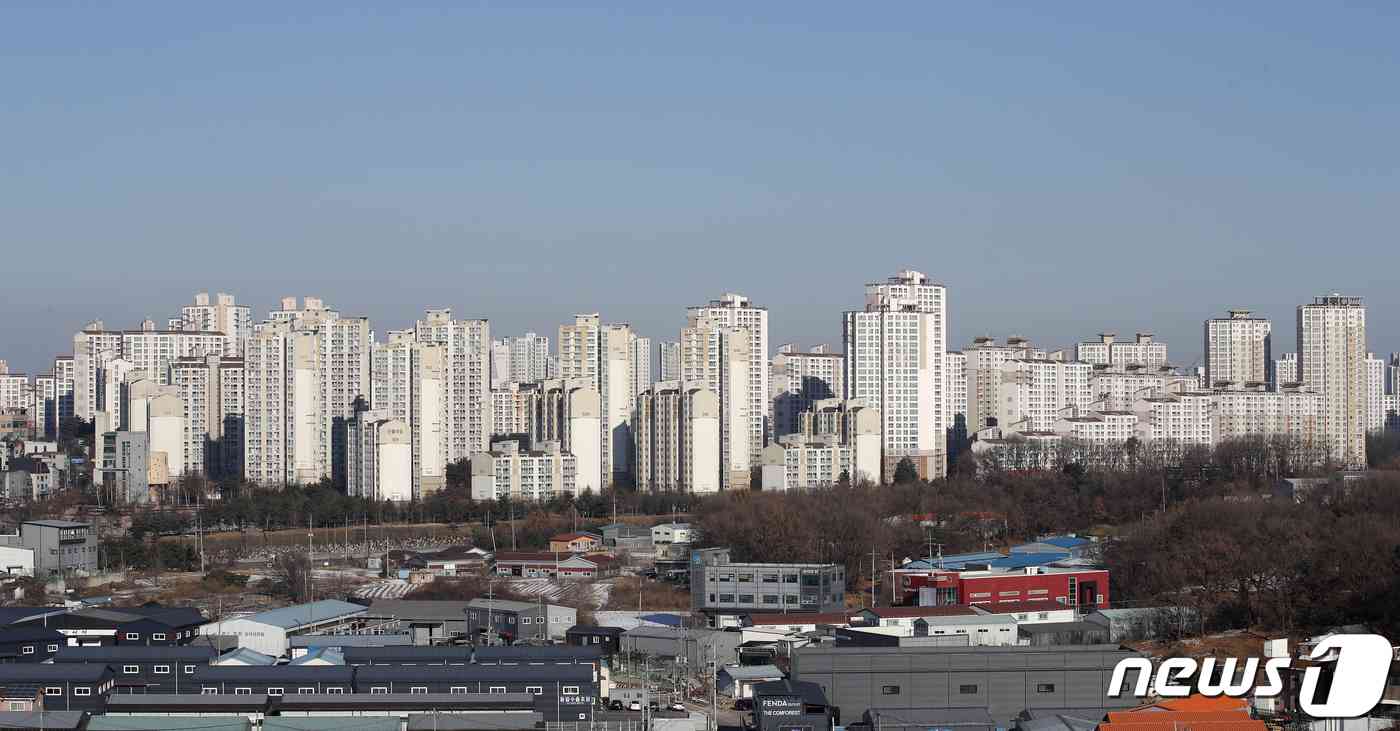 경기도 파주 운정신도시 일대 아파트 단지들. 2020.12.17/뉴스1 © News1 이승배 기자