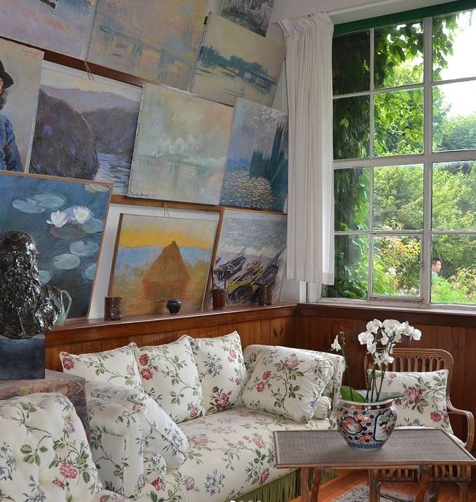 본문 이미지 - 모네의 흔적이 남아 있는 지베르니의 모네의 집.ⓒ fondationmonet 