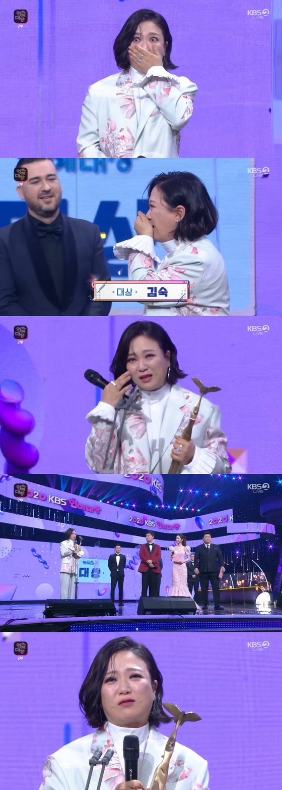 [KBS 연예대상] Kim Sook, the subject of honor…  The best program award is ‘2 days and 1 night’ (total)