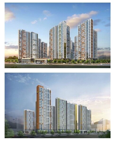 본문 이미지 - (위) 고양장항 A4블록, (아래) 고양장항 A5블록 ⓒ 뉴스1