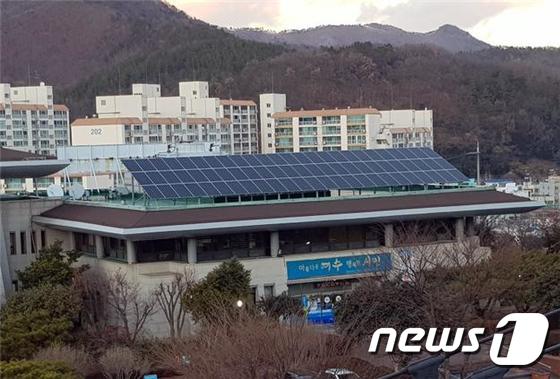 여수 해양청, 정부 청사 태양 광 발전 시설 운영… 예산 절감