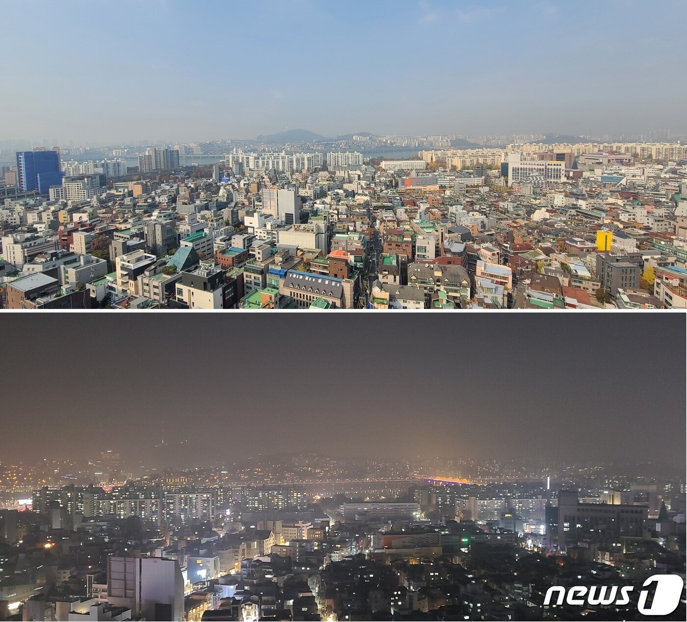 본문 이미지 - 호텔 안테룸 서울 19층에서 바라본 전망.ⓒ 뉴스1 이기림 기자