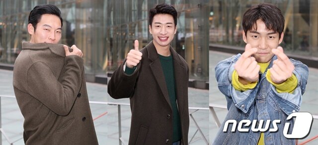 본문 이미지 - tvN 주말드라마 ‘사랑의 불시착’ 배우 양경원(왼쪽부터)-유수빈-탕준상 ⓒ News1 김진환 기자