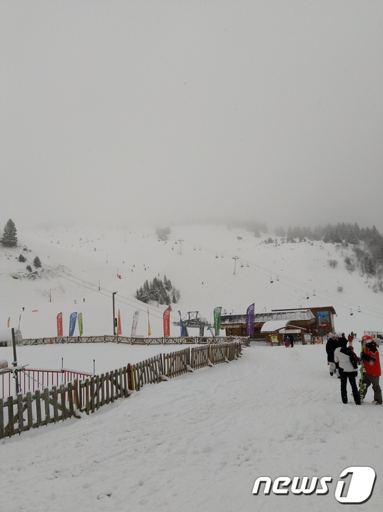 프랑스 그르노블 인근의 스키장 <자료사진> © 뉴스1 정경화 통신원