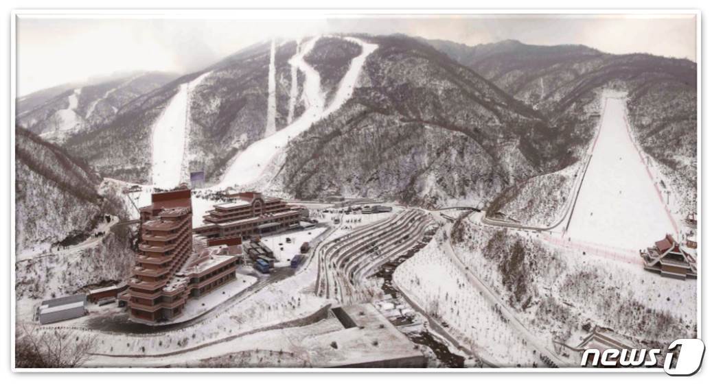 본문 이미지 - 마식령 스키장(라이스메이커 제공). ⓒ 뉴스1