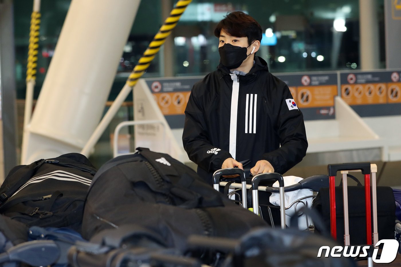 본문 이미지 - 도쿄 올림픽 예선을 앞뒀을 당시의 오연지2020.2.25/뉴스1 ⓒ News1 이동해 기자