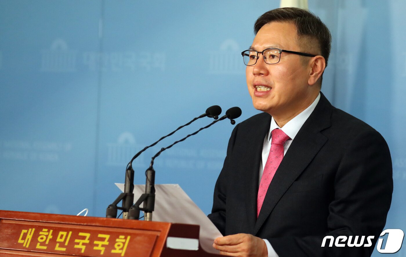 본문 이미지 - 정태옥 미래통합당 의원. 2020.2.28/뉴스1 ⓒ News1 김명섭 기자