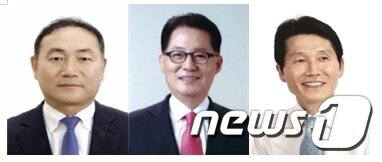 본문 이미지 - 21대 총선 목포 후보. (왼쪽부터) 김원이, 박지원, 윤소하. ⓒ News1