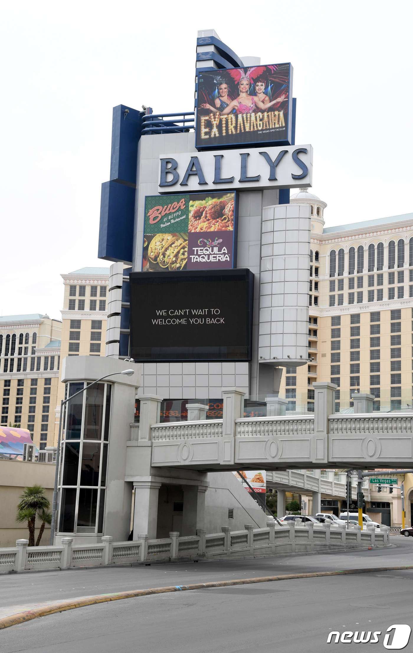 사진] 인적 끊겨 적막한 라스베이거스의 카지노 - 뉴스1