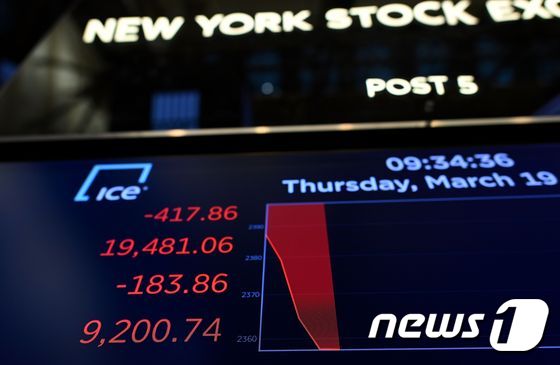 뉴욕 증권거래소(NYSE) © AFP=뉴스1