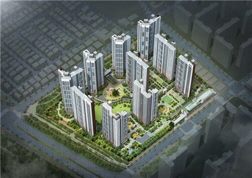 본문 이미지 - ‘안산 푸르지오 브리파크’ 조감도./자료제공=대우건설ⓒ 뉴스1