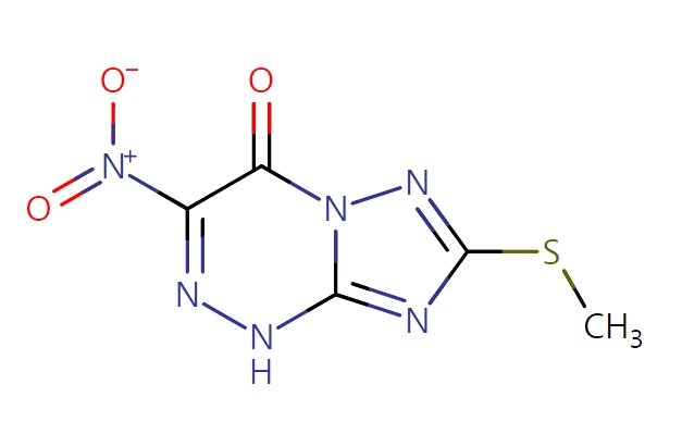본문 이미지 - 러시아에서 개발한 항바이러스제 트리아자비린의 분자구조식(사진출처=드러그뱅크 홈페이지 갈무리) ⓒ 뉴스1