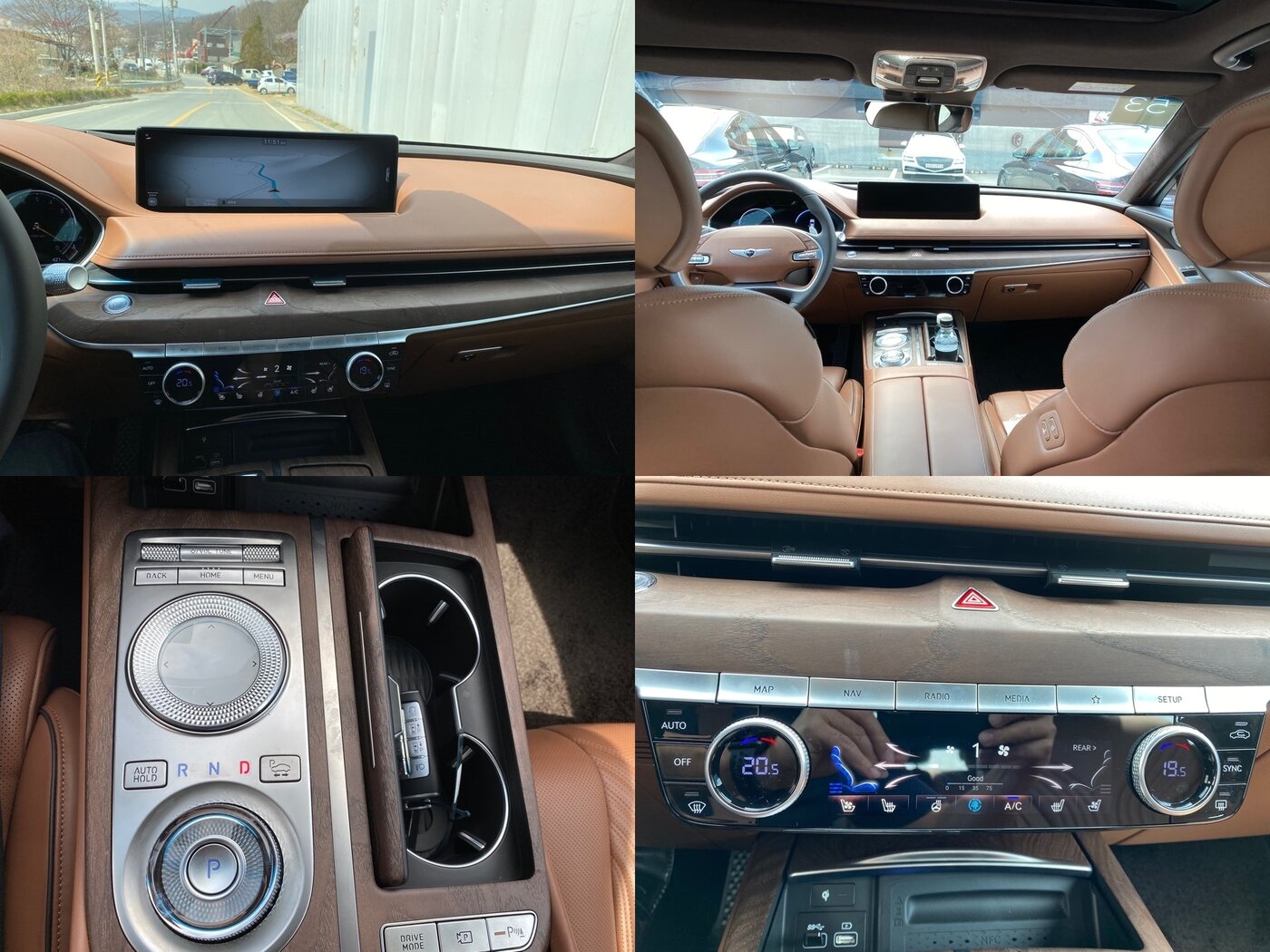 본문 이미지 - G80 3세대 모델 실내. ⓒ 뉴스1