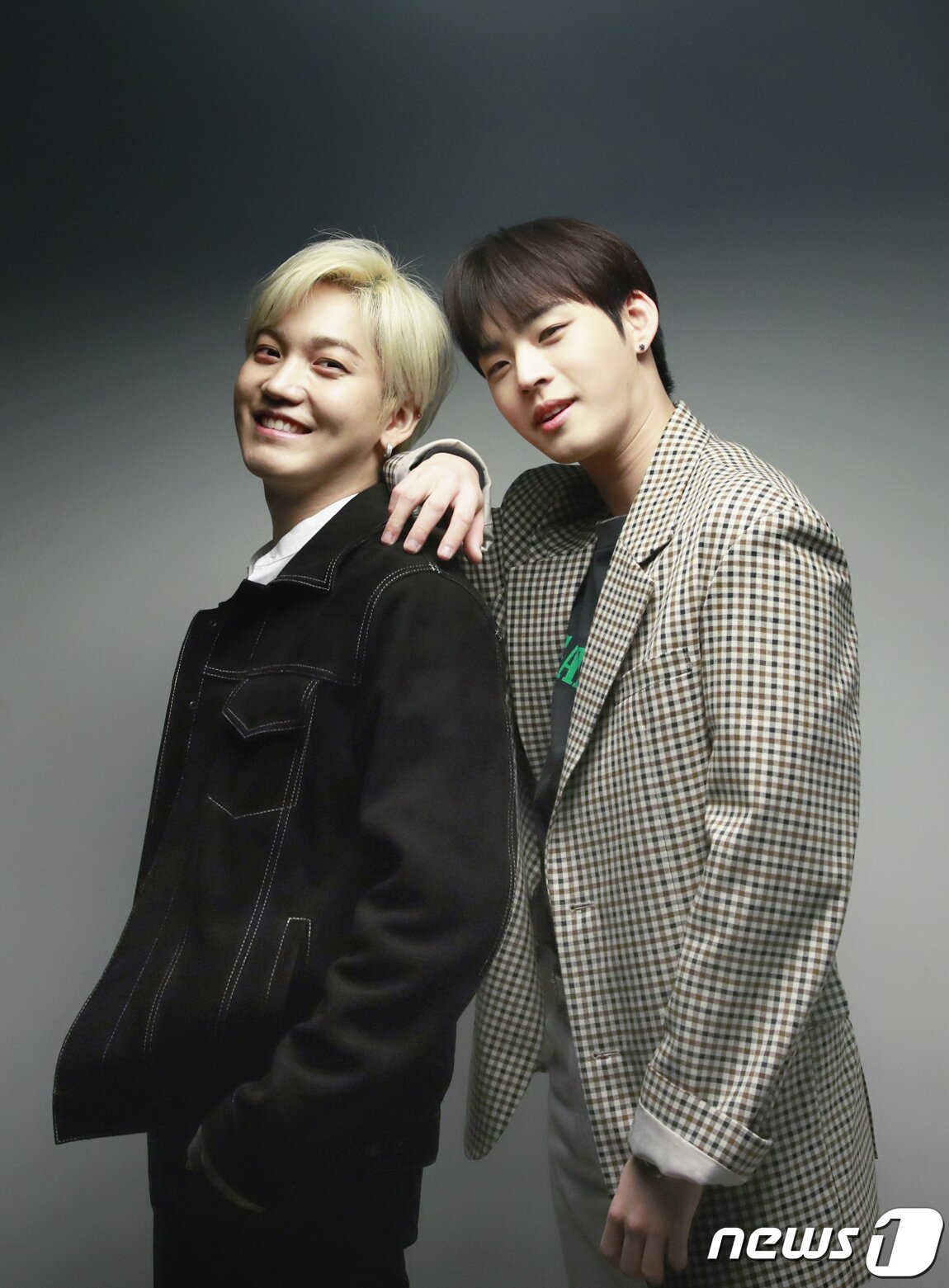 본문 이미지 - 서울 마포구 망원동 WM엔터테인먼트 , 온앤오프 (ONF) 제이어스, 효진(오른쪽) 인터뷰. 2020.3.4/뉴스1 ⓒ News1 권현진 기자