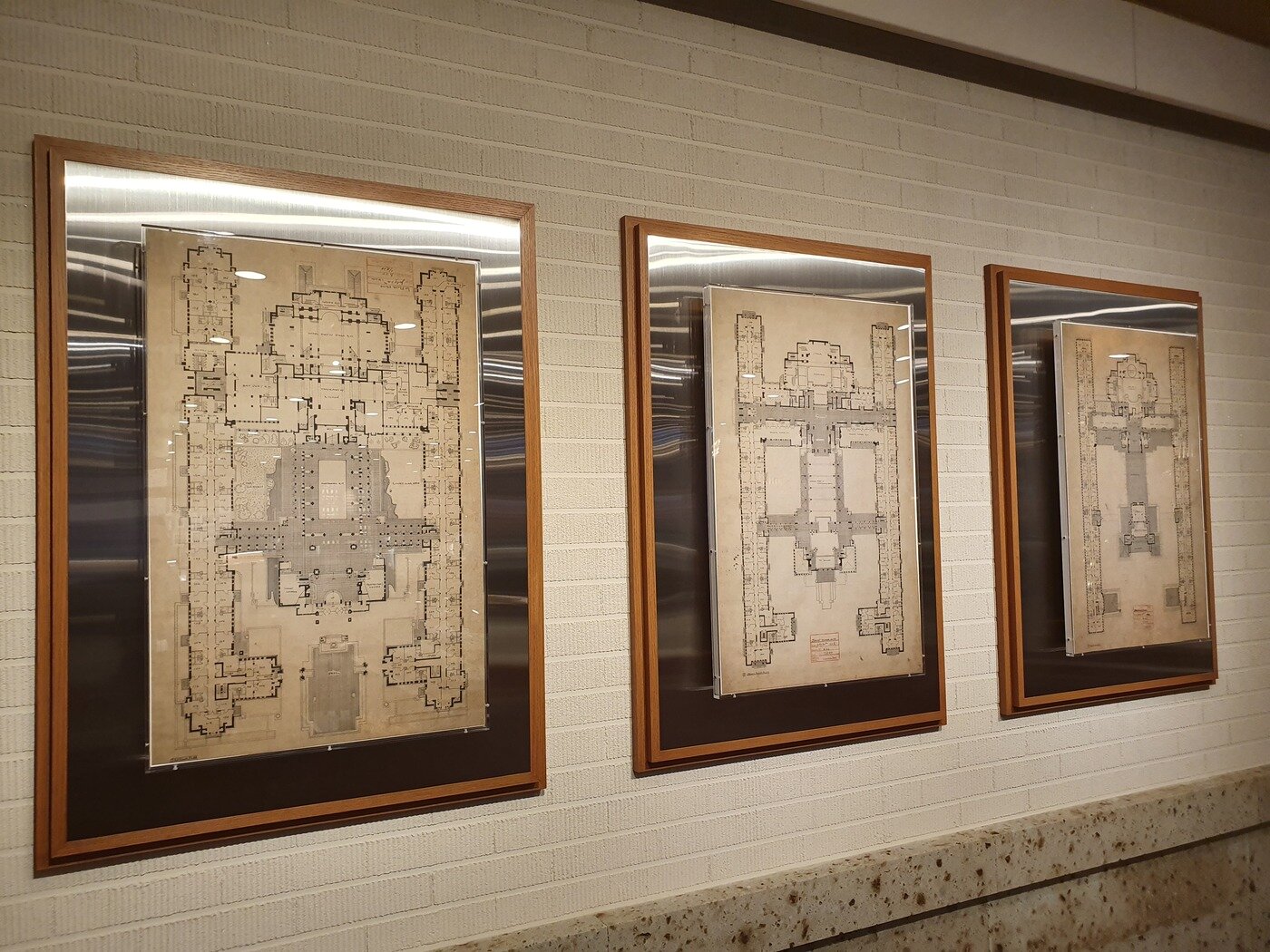 본문 이미지 - 프랭크 로이드 라이트의 설계도. 조성관 작가 제공